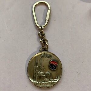 Vintage Souvenir Keychain Collectible Koln Germany